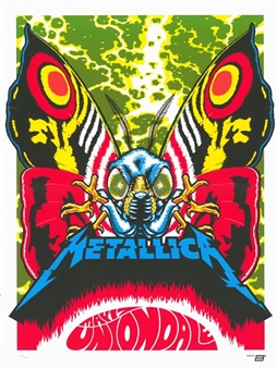 2017 Metallica WorldWired 18x24 Tour Poster From Nassau Coliseum Limited Edition 200/400 